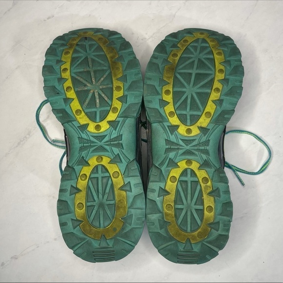 Saucony Raptor TR 2 Gray Green Lace Up Running Shoes Size 10.5 - Picture 6 of 8